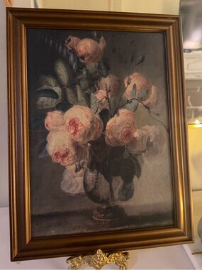 Threshold Pink Rose Bouquet Framed Wall Art